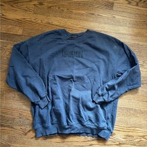 Taylor Swift The Eras Tour Navy Crewneck Sweater